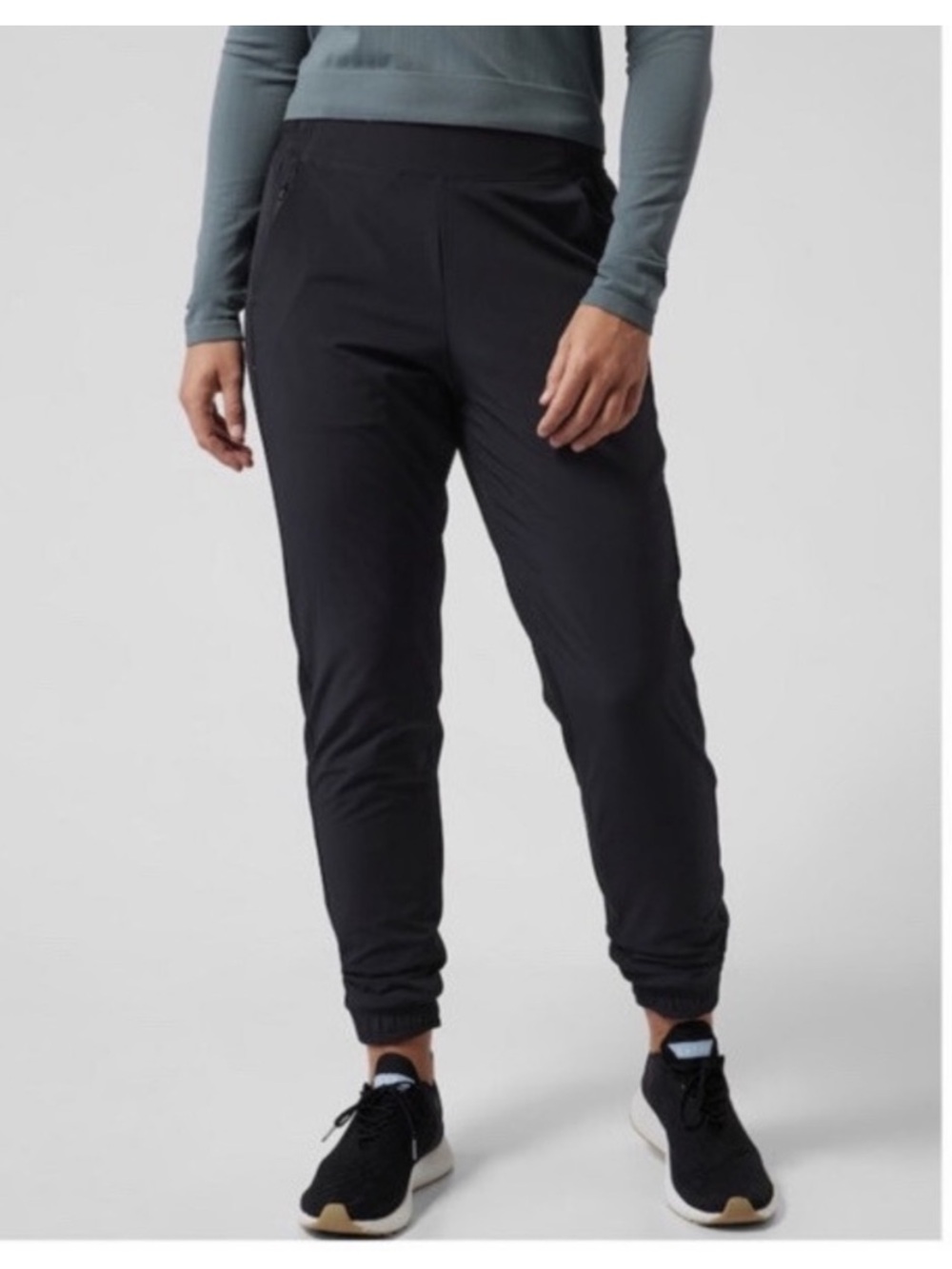 Athleta Brooklyn Lined Jogger Black Size 10 EUC